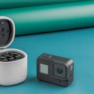 TELESIN 3 foglalatos vízálló Allin töltődoboz GoPro Hero 8 akciókamerához + 3 akkumulátor (GP-BNC-803)-7