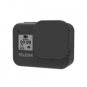 TELESIN szilikon tok GoPro Hero 8 akciókamerához fekete (GP-PTC-802-BK)-5