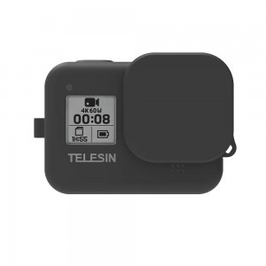 TELESIN szilikon tok GoPro Hero 8 akciókamerához fekete (GP-PTC-802-BK)-3