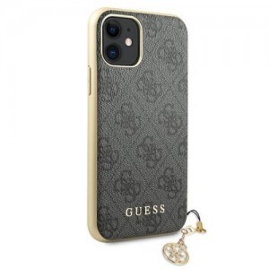 iPhone 11 GUESS GUHCN61GF4GGR 4G Charms tok szürke