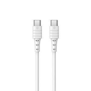 Remax Zeron USB Type-C - USB Type-C 65W kábel 1m fehér