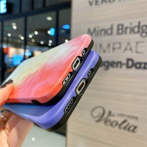iPhone 13 TPU tok színes mintával Alphajack (C1) lila rózsaszín