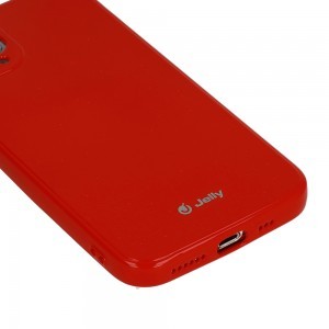 Samsung Galaxy A02S Jelly szilikon tok piros