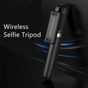 Bluetooth selfie bot és tripod bluetooth távirányítóval fekete