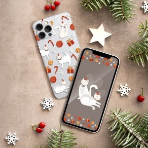 iPhone 13 Pro Max Forcell Winter21 / 22 tok Christmas Cat