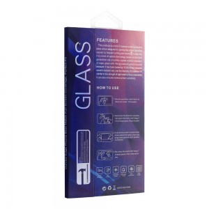 Samsung Galaxy A20 5D Full Glue kijelzővédő üvegfólia fekete