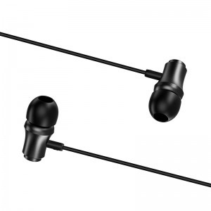 Borofone Gratified BM29 fülhallgató mikrofonnal fekete