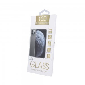 Honor X8a Kijelzővédő 10D üvegfólia fekete kerettel