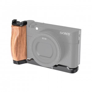 SmallRig L-Bracket, L-konzol fa markolattal, vakupapucs foglalattal Sony RX100 III/IV/V(VA)/VI/VII kamerákhoz (LCS2438)