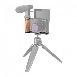 SmallRig L-Bracket, L-konzol fa markolattal, vakupapucs foglalattal Sony RX100 III/IV/V(VA)/VI/VII kamerákhoz (LCS2438)-8