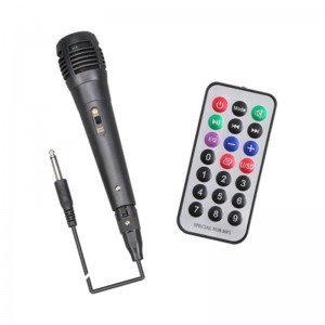 Kaku Zhenwei Bluetooth Hangszóró Karaoke funkcióval és mikrofonnal fekete