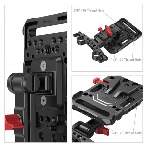 SmallRig V Mount Battery Plate, akkumulátor adapter állítható karral (2991)-6