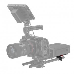 SmallRig V Mount Battery Plate, akkumulátor adapter Dual 15mm Rod Clamp, rúdbilincs csatlakozással (3016)-1