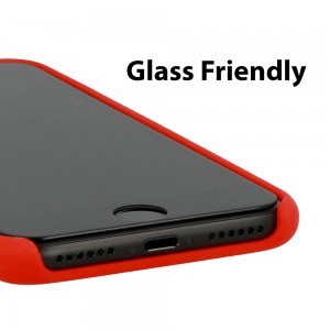 Samsung Galaxy S21 FE Vennus szilikon Lite tok piros