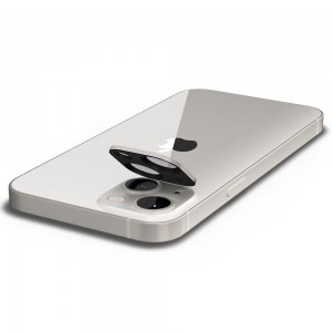 iPhone 13 mini / 13 Spigen Optik.TR 2x kameralencsevédő 9H üveg Starlight (AGL04038)