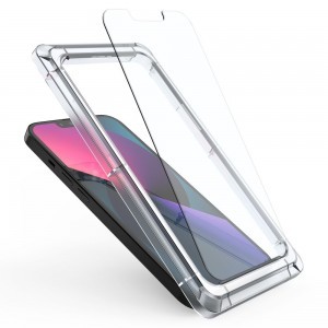 iPhone 13 mini Glastify OTG+ kijelzővédő üvegfólia 2x + felhelyező keret