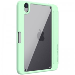 iPad Mini 6 2021 Nillkin Bevel Környezetbarát Bőr Tok Matcha Green
