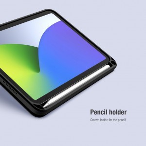 iPad 10.9 2022 Nillkin Bevel Környezetbarát Bőr Tok Matcha Green