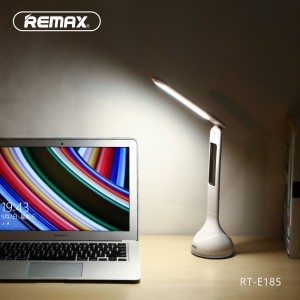 Remax asztali LED lámpa RT-E185 kijelzővel fehér