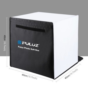 PULUZ fotódoboz, fotósátor 40x40cm 5db háttérrel (PU5140)-10
