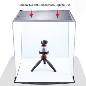 PULUZ fotódoboz, fotósátor 40x40cm 5db háttérrel (PU5140)-11