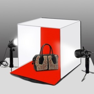 PULUZ fotódoboz, fotósátor 40x40cm 5db háttérrel (PU5140)-3