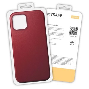 iPhone 12 Pro Max MySafe Skin tok bordó