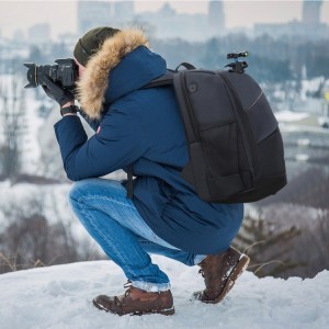 PULUZ fotós hátizsák, táska (fekete) (PU5011B)-2