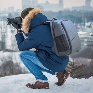 PULUZ fotós hátizsák, táska (szürke) (PU5011H)-2