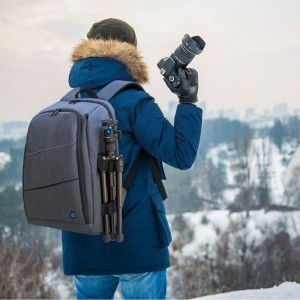 PULUZ fotós hátizsák, táska (szürke) (PU5011H)-1