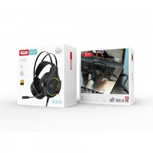 XO GE-04 Vezetékes gamer Fejhallgató 3.5mm jack audio fekete