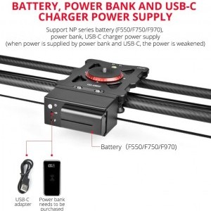 YELANGU L60TC 60cm motoros karbon kamera slider-3