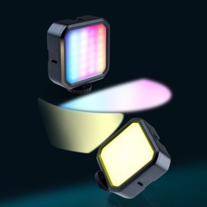 MJ88 mini RGB LED lámpa, videólámpa távirányítóval-5