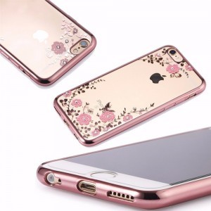 iPhone 13 mini Diamond Flower tok rose gold