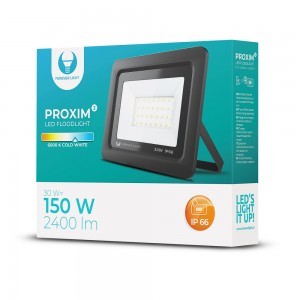 Forever Light LED-es reflektor PROXIM II 30W 6000K IP66