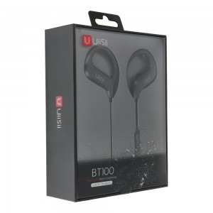 UiiSii BT-100 Sport Vezeték nélküli Bluetooth fülhallgató fekete