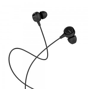 UiiSii U8 Hi-Fi Premium Vezetékes Fülhallgató fekete 3.5mm jack