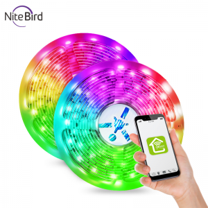 Gosund Nitebird SL3 Smart Wi-Fi-s LED fénycsík, LED szalag RGB (2x5m)