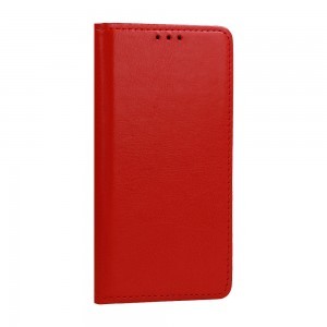Xiaomi Redmi 9 Book Special bőr fliptok piros