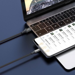 Baseus Rapid 3 az 1-ben USB - Micro USB, Lightning, USB Type-C kábel 3.5A 1.2 m fekete