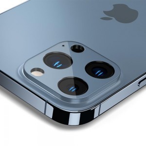iPhone 13 Pro / 13 Pro Max Spigen Optik.TR 2x kameralencsevédő 9H üveg Sierra kék (AGL04032)