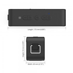 Tronsmart Element T2 Plus 20W Bluetooth 5.0 Vezeték nélküli Hangszóró fekete