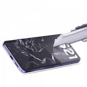 Samsung Galaxy S21 kijelzővédő üvegfólia 5D fekete kerettel Dux Ducis