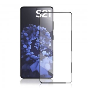 Samsung S21 MyScreen Diamond Edge 5D kijelzővédő üvegfólia fekete