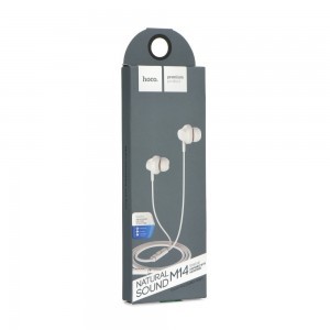 HOCO Natural Sound Vezetékes 3.5mm jack fülhallgató fehér