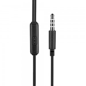 HOCO Natural Sound Vezetékes 3.5mm jack fülhallgató fekete