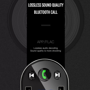 XO Bluetooth FM transmitter és autós töltő fekete