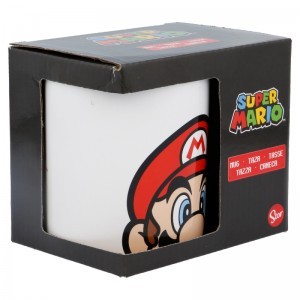 Super Mario kerámia bögre 325 Ml - fehér