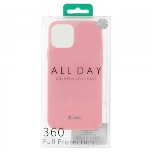 iPhone 13 Pro Jelly szilikon tok világos rózsaszín