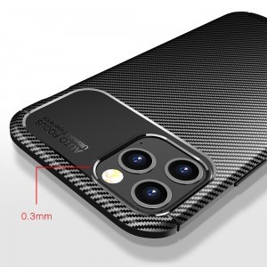 Samsung Galaxy S22 Ultra Vennus karbon szilikon tok fekete karbon minta